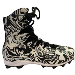 Under Armour Clutch Fit Highlight Football Hightop Cleat Zebra Print S13